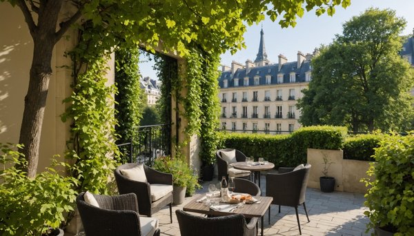 Hôtel avec jardin et vue délicieuse : votre escapade à paris
